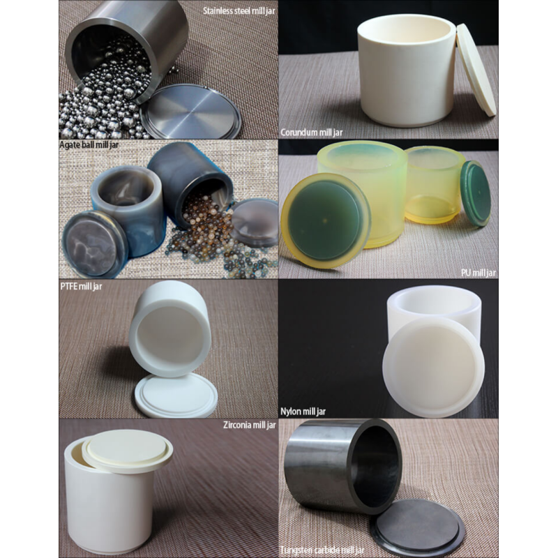 Polished ZrO₂ Ceramic Ball Mill Jar Container For Homogenizing Materials