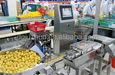 Robust Box Packaging Conveyor Checkweigher Automatic Rejector Integrated System JZ-W3kg