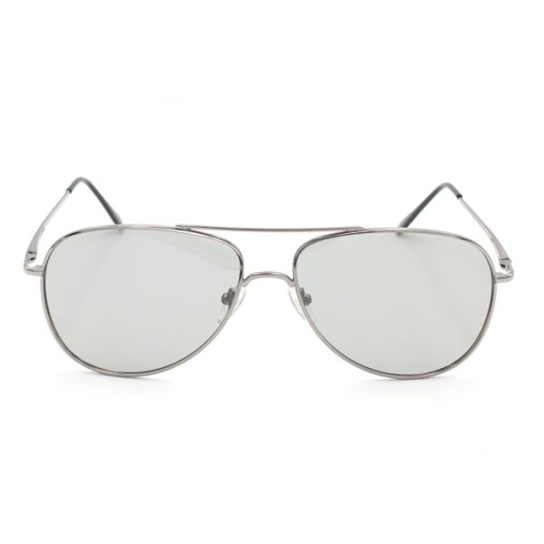 Aviator 3D Glasses Classy Metal Frame Circular Polarized
