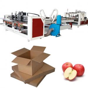 China Full Automatically Corrugated Carton Folding And Gluing Machine Electric Driven on sale