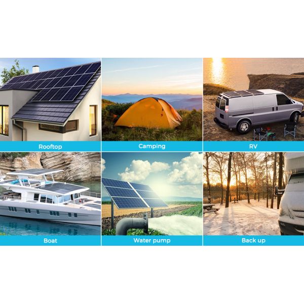 Waterproof 100W Monocrystalline Solar Panel with High Conversion Efficiency and Flexible Design