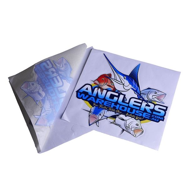 Die cut UV resistant clear PVC material car decal sticker printing
