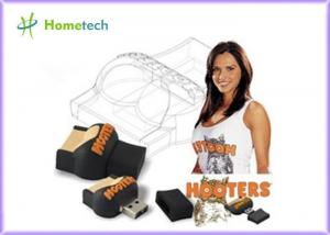 China 4GB Customized USB Flash Drive / HOOTERS in Bogota Custom Flash Drives for company promotional gift on sale