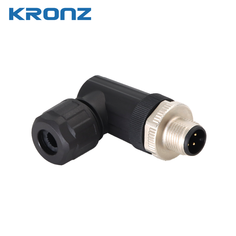 Connect Screw Connect M12 Plug Circular Connector For Temperature Environments