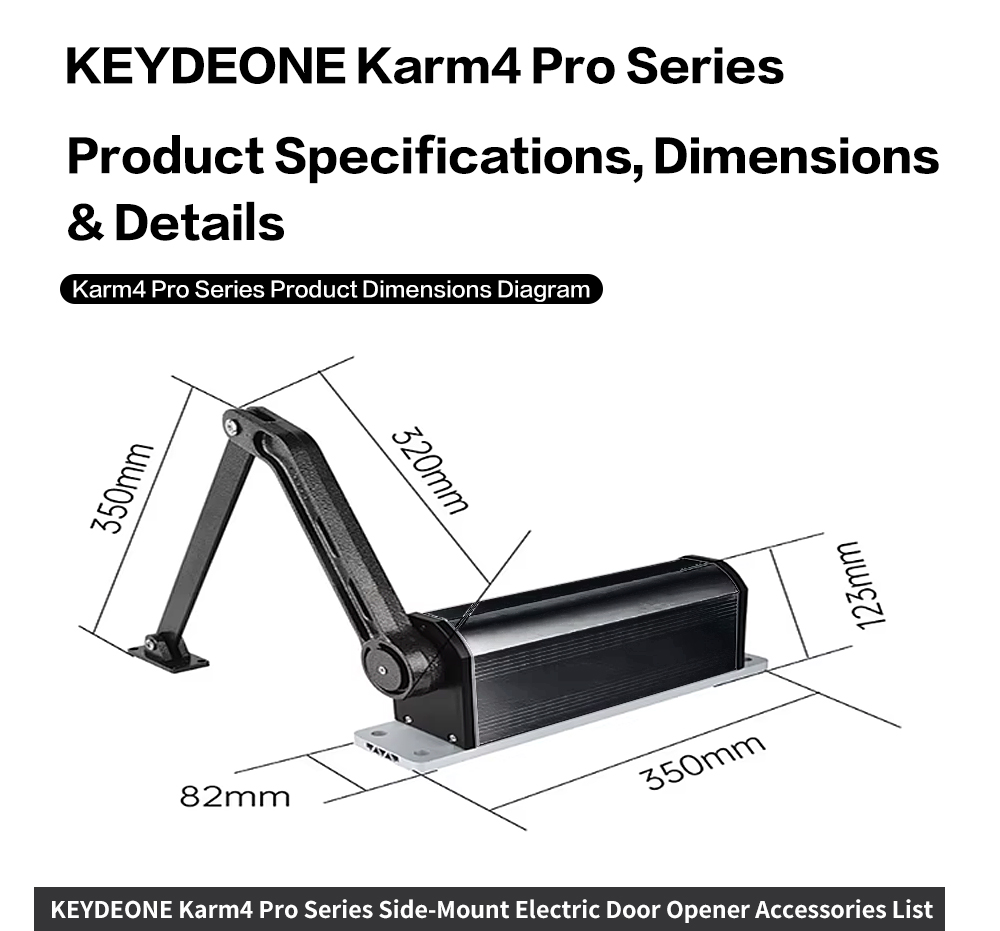 Karm4 Pro 24V Light Duty Gate Opener , Industrial Automatic Gate Openers Access Control