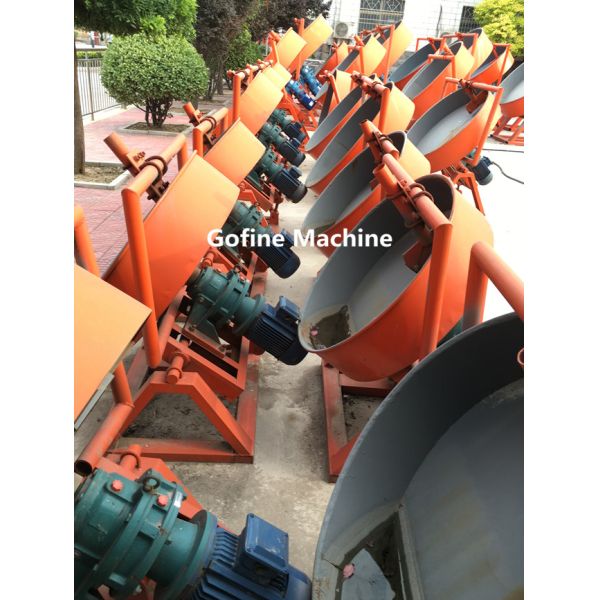 High Efficiency Disc Organic Fertilizer Granulator , Ceramic Sand Proppant Disc Pelletizer