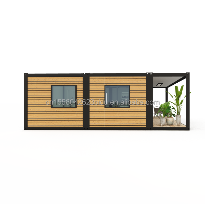 Plant Container House Movable Prefabricated House with 50/75/100mm Wave Sandwich Panel