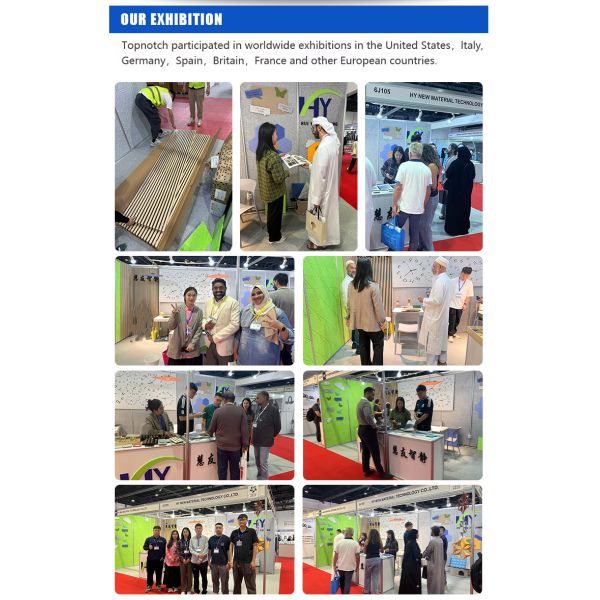 Wood Slat Acoustic Panel PET Backed Veneer Slats Commercial Interior Cladding
