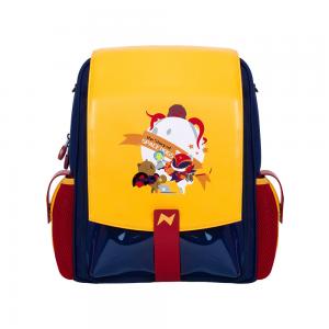China NHZ021-8 new arrival PU and polyester waterproof lightweight primary school student school backpack sets on sale