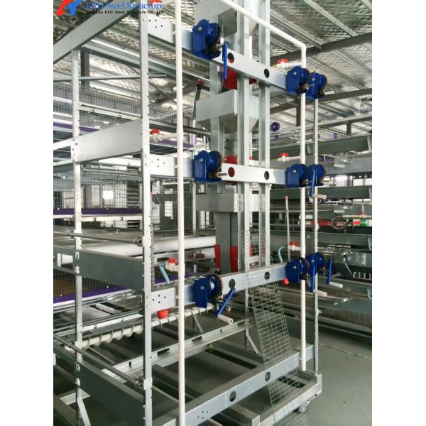 4 Tiers Layer Battery Cage Poultry Farming Battery Cage System