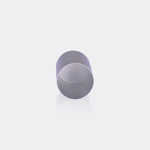 Silver Airless Aluminum Bottle Caps , Cosmetic Bottle Parts ISO9001 Compliant