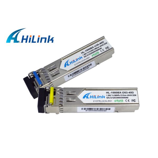 SC/LC Simplex DDM WDM SFP Transceiver Module BIDI 1.25G 40KM