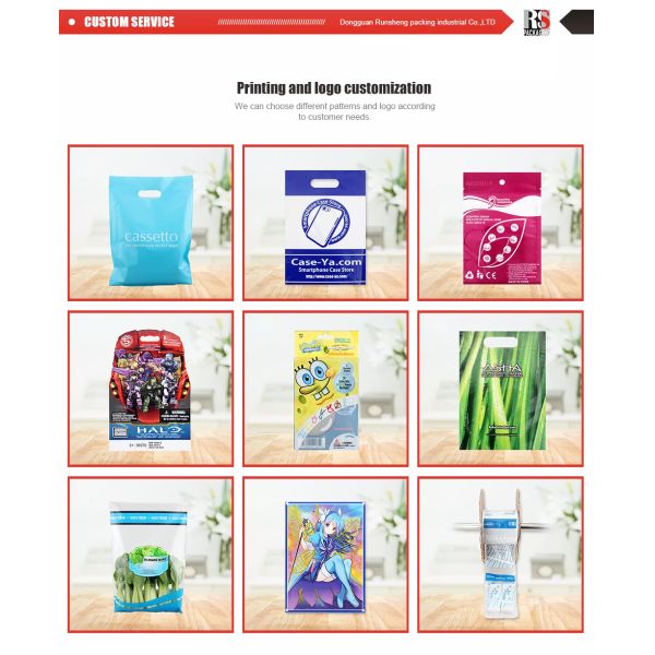 Customizable Size Pre-Opened Poly Bag with Heat Seal and Recyclable Auto Bag for Packaging