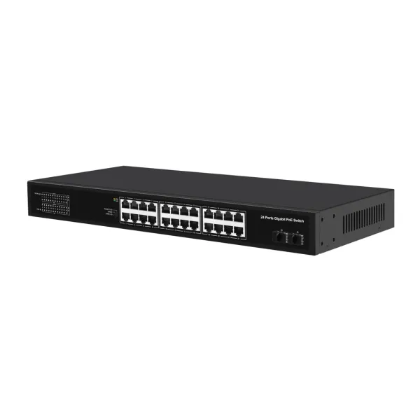 Gigabit Poe Switch with Full Gigabit Network Port and Simple to Operate One-Key