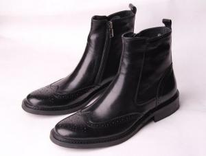 Buy cheap Combat Boot Mens Leather Dress Boots Designer Web High Top Mens Ankle Combat Boots product