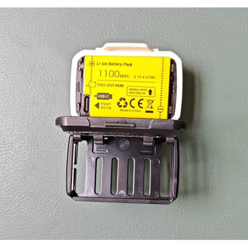 Factory Sales Outdoor LED Lighting Tools Camping Emergency Lamp Replaceable Rechargeable Battery Super Bright Head Lamp