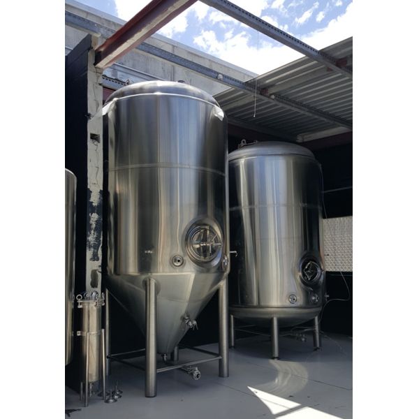 300 Gallon Stainless Steel Fermenter Wine Jacket Storage For Brewing Equipment