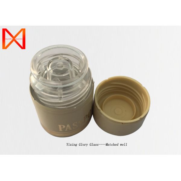 Colorful Printed Glass Bottle Cap Asy Open Logo Imprintable Match Well Tight Seal