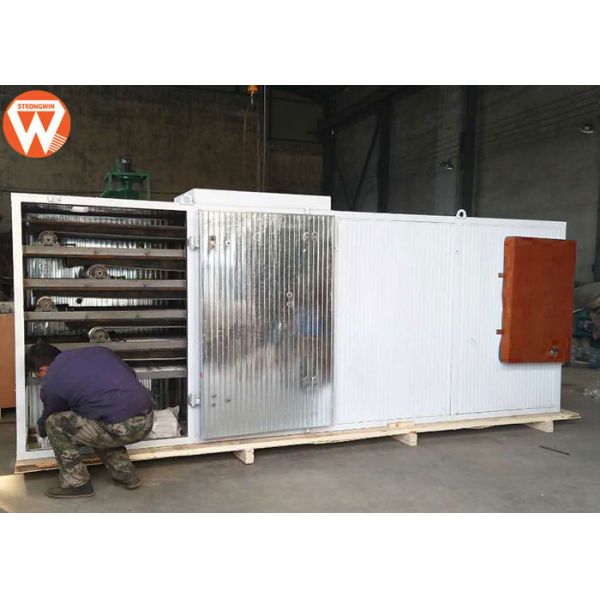 2 T/H 45Kw Feed Drying Machine , Shrimp Prawn Carp Catfish Tilapia Floating Animal Feed Dryer