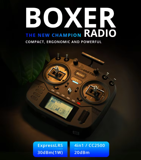 For RadioMaster Boxer Version CC2500/4in1/ExpressLRS Smart Remote Control System for RC Airplanes Drones Accessories