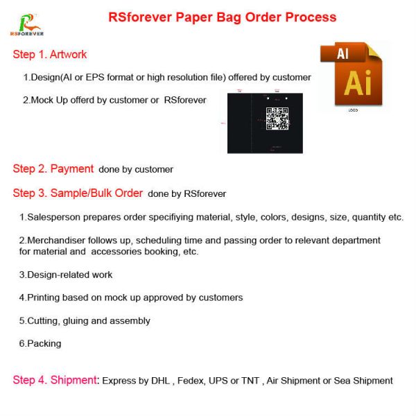New fancy custom high quality printed shopping paper bag