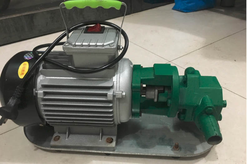 Self Priming High Flow Gear Pump , Portable Mini Gear Pump Customized Colour