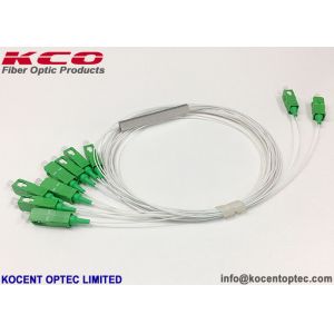 Buy cheap 2x8 Fiber Optic Splitter PLC Splitter with Mini Blockless Tube Type for 1260 to from wholesalers