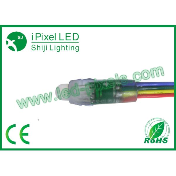 12mm outside string lights , Signal Break point Continuous Transmission Round LED Pixel Light
