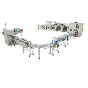 Buy cheap High Speed Color Glue Toilet Paper Single Roll Packing Production Line product