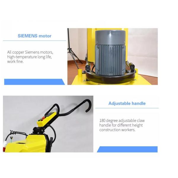 7.5KW Edge Small Floor Terrazzo Polisher Concrete Floor Grinding Machines Surface 630/700mm
