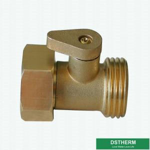 Buy cheap Customized Logo Garden Hose Pipe Fittings Brass Hose Connector With Shut Off Valve product