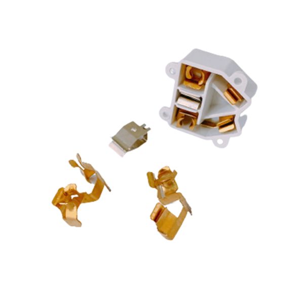 Stainless Steel Copper CNC Stamping Parts Spring Antenna Socket Antirust