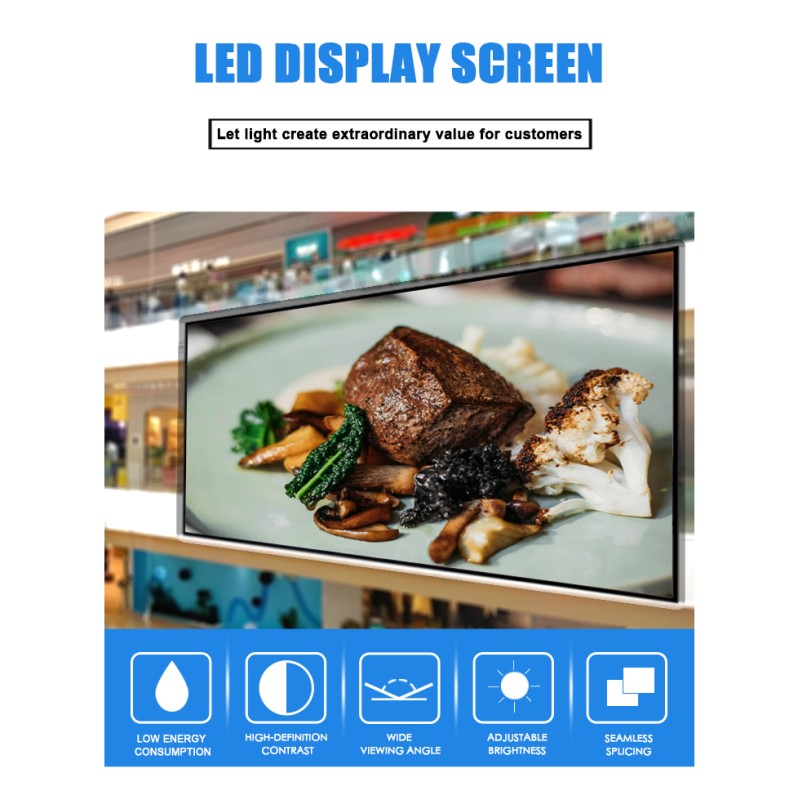 P2.5 Indoor LED display screen, SMD fixed, small pitch high-definition high brightness high refresh display screen, wide color gamut high contrast