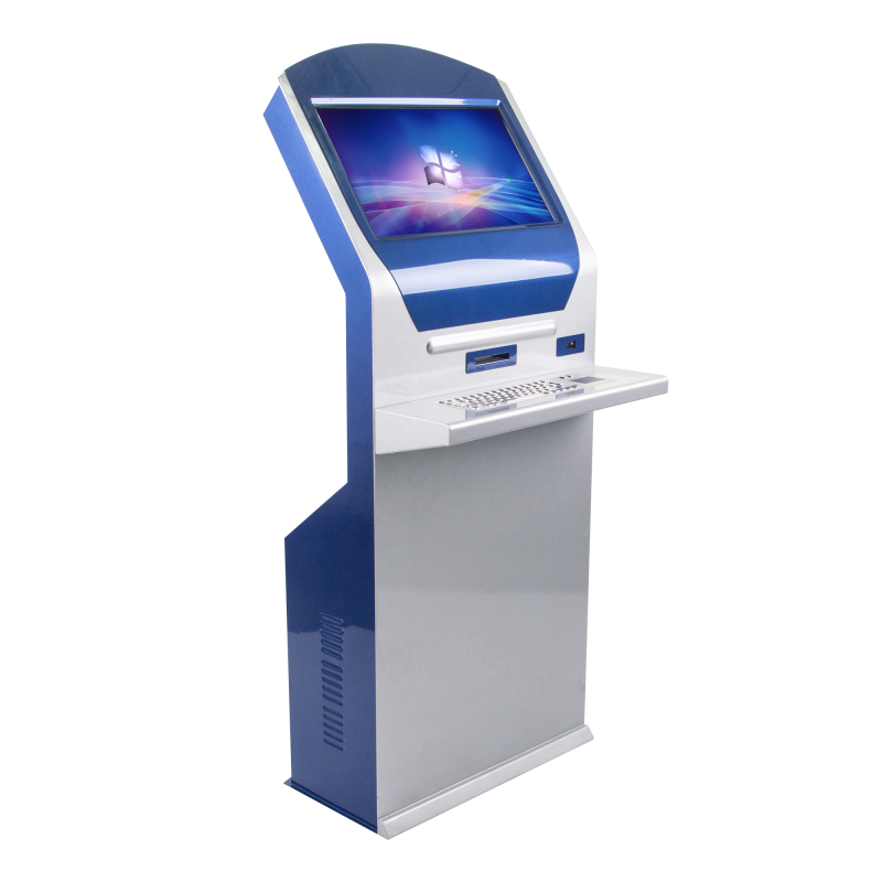 Free Standing Self Service Queue System Ticket Dispenser