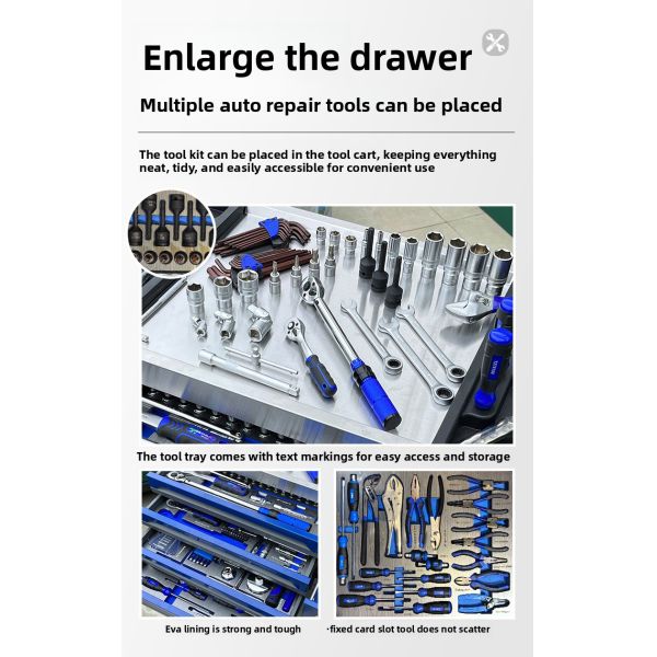 526 Auto Repair Combination Sets & Portable Mobile Tool Cabinets for 4S Dealerships Auto Repair Shops & Factories-Made in China