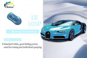 Buy cheap 1K Frost snow Blue Gloss Acrylic Solid Colours Auto Paint for Used Car Body Repair product