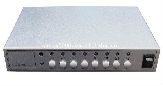 Perfect Full Realtime Color Video Quad Processor For Vehicle DC 12V 4ch