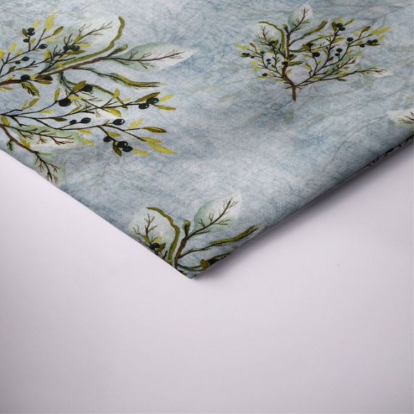 Textiles Polyester Printing Fabric Ramie Cotton Plaid Linen Blend Fabric