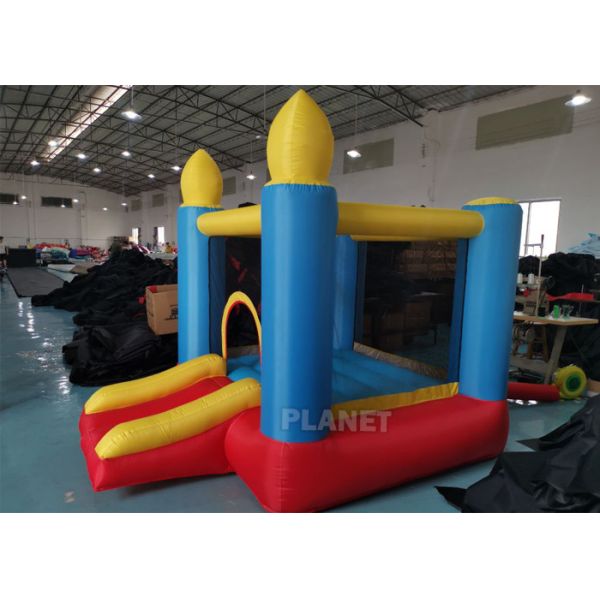 2m Mini Nylon Fabric Inflatable Bounce House Inflatable Small Jumping Castle With Blower Prices For Family