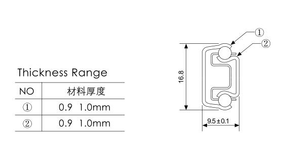 Self Closing Kitchen Drawer Slides Soft Close Drawer Tracks 10 Inch -18 Inch Length