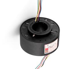 High Precision Through Hole Slip Ring 50mm Center Hole For Power Signal Transmitting