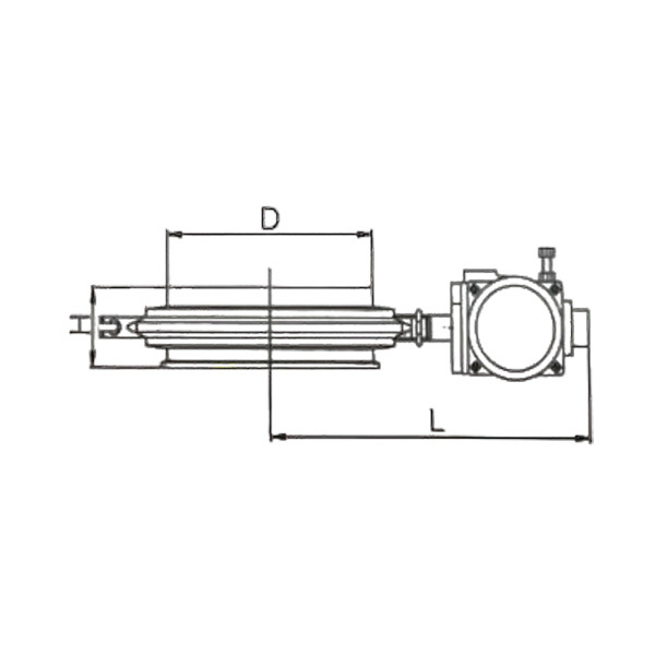 Electric Powder Butterfly Valve For Material Conveying And Feeding Systems