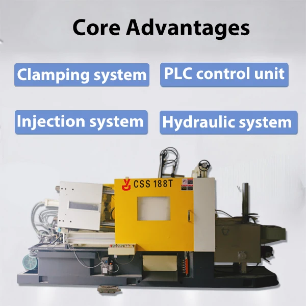 Hot Chamber Die Casting Machine Bathroom Spray Fixture Machine Bathroom Hardware Die Casting Machine