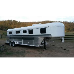 Buy cheap 4 horse goosenck trailers product