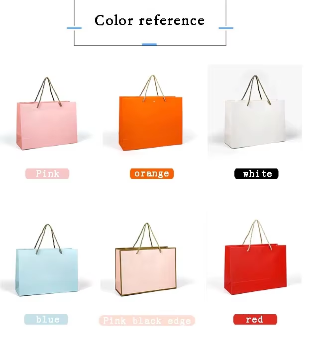 High-end Custom logo Clothing Shoes Underwear Packaging Luxury Paper Bag Clothing Boutique Shopping Paper Bag