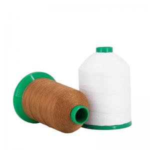 China 210D High Tenacity Polyester Bonded Thread for Handbag Twisted and Filament Yarn Type on sale
