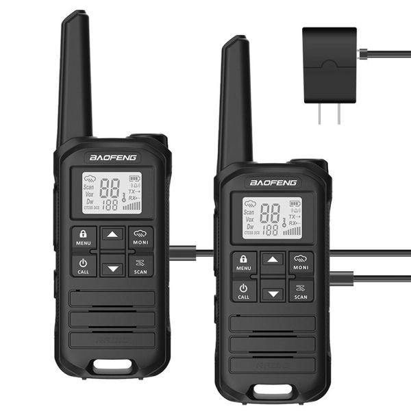 FR-22A Portable Walkie Talkie with 5W Output Power 1500mAh Battery and 400-470MHz Frequency Two Way Radio