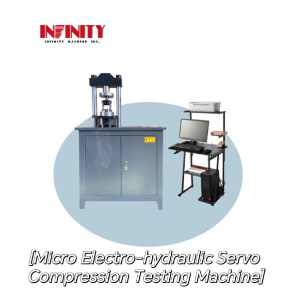 25MPa Hydraulic Pump Pressure Micro Electro Hydraulic Servo Compression Testing Machine For Multiple Samples