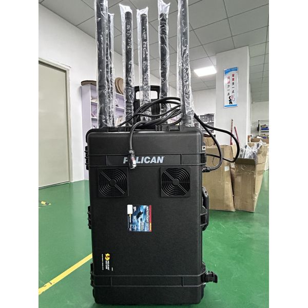 130W Prison UAV Signal Jammer Detection Defense Positioning Equipment