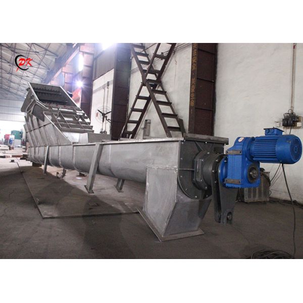 Particle Powder Material Auger Conveyor Screw For Food Stainless Steel